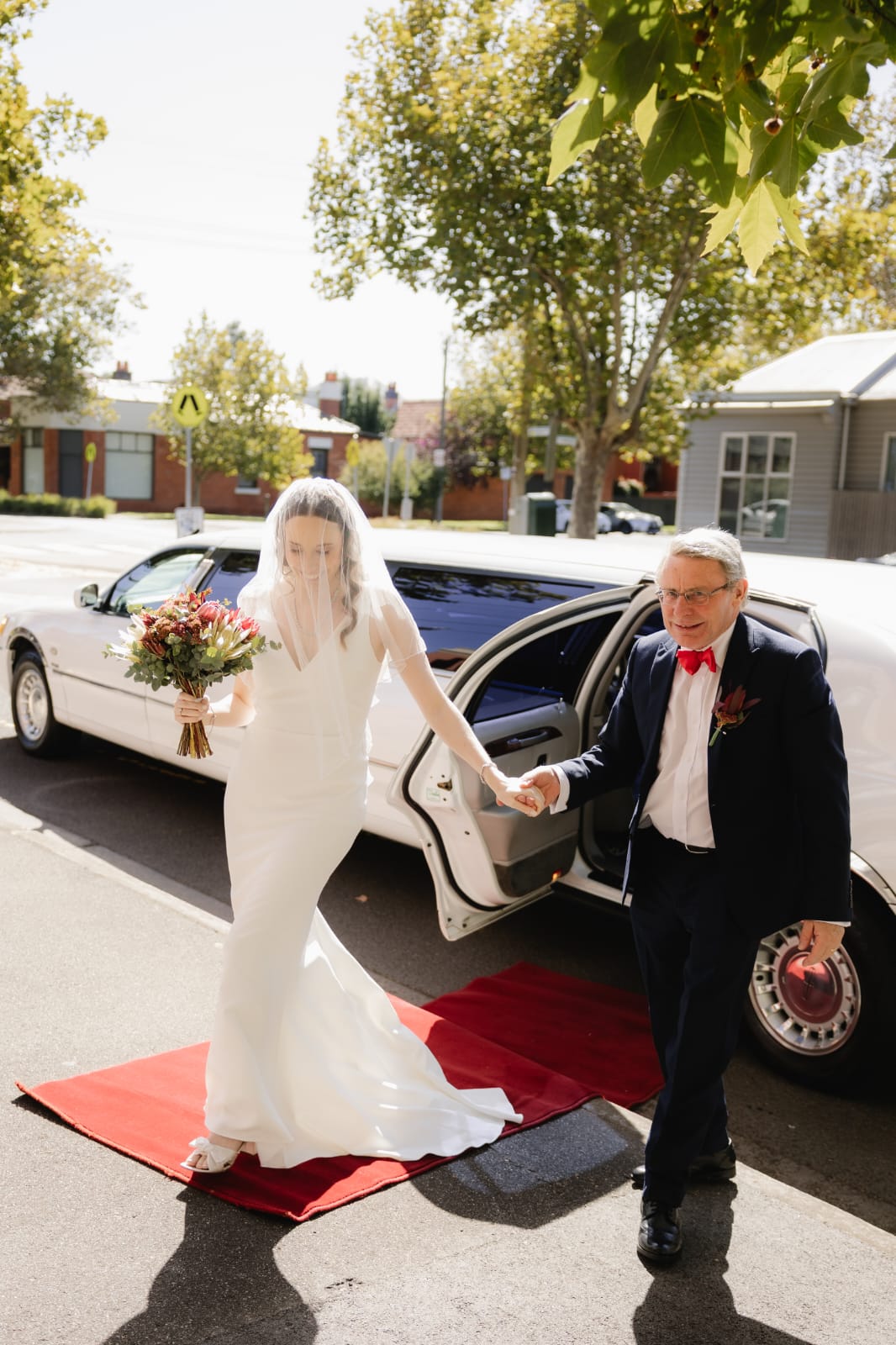 Auslink Limousines Lincoln stretch limo ready for a school formal in Melbourne